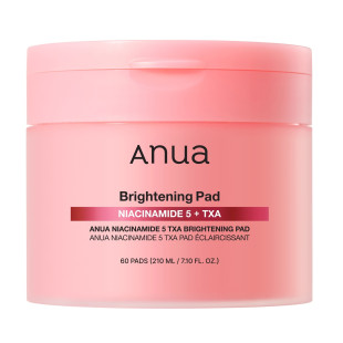 Осветлительные тонер-педы с ниацинамидом Anua Niacinamide 5 Txa Brightening Pad 210ml (60EA)